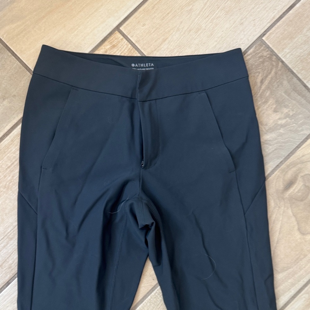 Athleta Women's Black Flared Pants / W8 - Picture 3 of 4